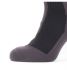 Sealskinz Stanfield Extreme cold weather mid fietssok met Hydrostop zwart/grijs  11123067-0901