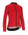 Assos UMA GT Summer lange mouw fietsshirt rood dames  122428047-vrr