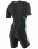 Orca Core race korte mouw trisuit zwart/groen dames  JVCE20