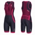 2XU Perform Front Zip trisuit zwart/oranje dames    WT3635d