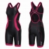 2XU Perform tri suit y-back zwart/oranje dames    WT3636d