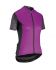 Assos XC korte mouw fietsshirt paars dames  522020578