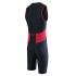Zone3 Activate trisuit mouwloos zwart/rood heren  TS23MACT108