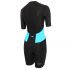 Zone3 Activate trisuit korte mouw zwart/blauw dames  TS21WACTS107