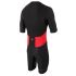 Zone3 Activate trisuit korte mouw zwart/rood heren  TS21MACTS108